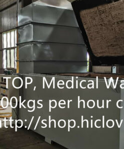 Top Feeding Loading Incinerator Ave 1000kgs per hour Model TS1000(TOP) Oil