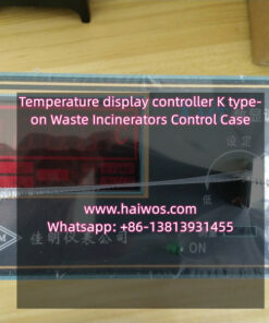 Temperature display controller K type for waste incinerator control case