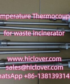 Temperature Thermocouple for waste incinerator