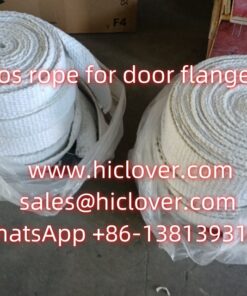 Asbestos rope door sealing