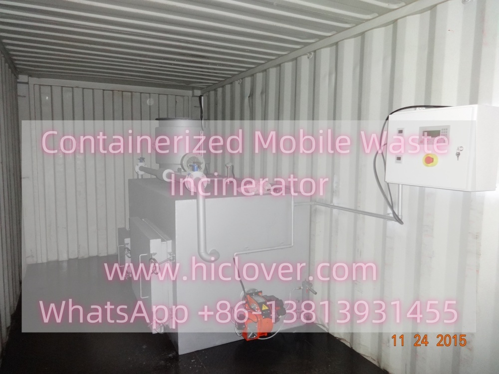 Containerized Mobile Waste Incinerator